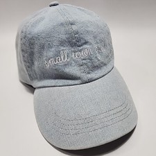 David And Young Small Town Girl Hat Blue Jean Material
