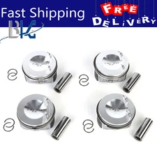 4x EA888 Engine Piston And Ring Set 82.5mm Φ21mm STD Gen2 06H107065AM For 2.0TSI
