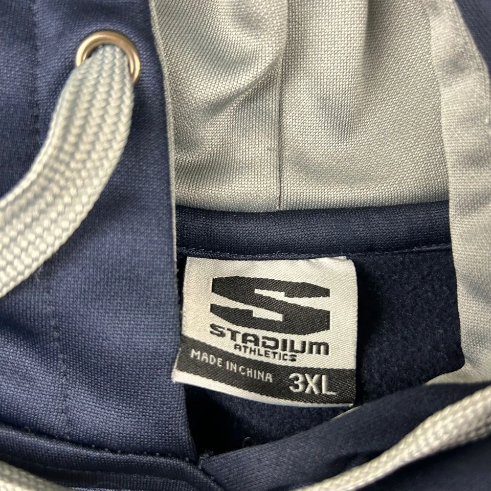 UNH Wildcats Hoodie Mens 3XL Blue Long Sleeves NCAA Pullover Sweatshirt - Image 3 of 4