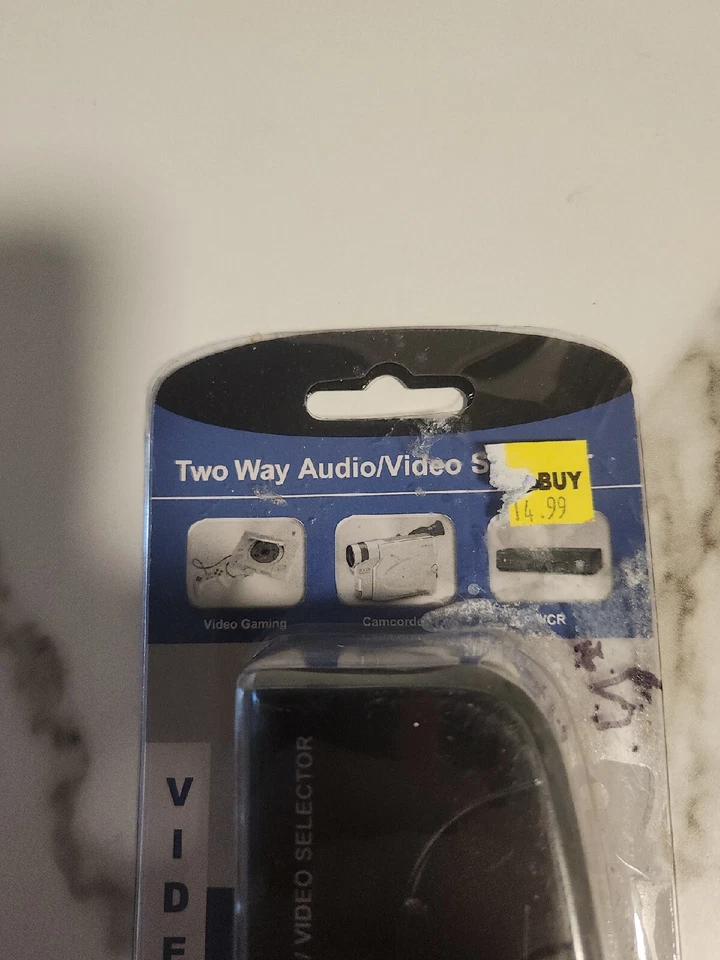 Recoton 2-Way S-Video Audio/Video Selector Switch Box Vs1002 Vintage Video - Image 3 of 4