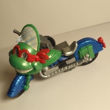 Vintage 1993 TMNT Toon Cycle Ninja Turtles Turtlecycle Sewer Motorcycle Raph