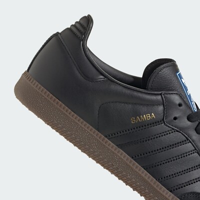 Adidas Samba OG Shoes Original Sneakers Core Black/Gum IE3438 US 4