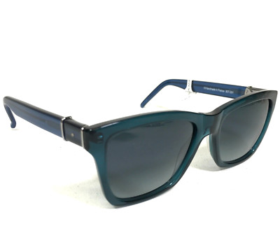 Robert Marc Sunglasses 907-281 Clear Blue Cat Eye Frames with Blue Lenses