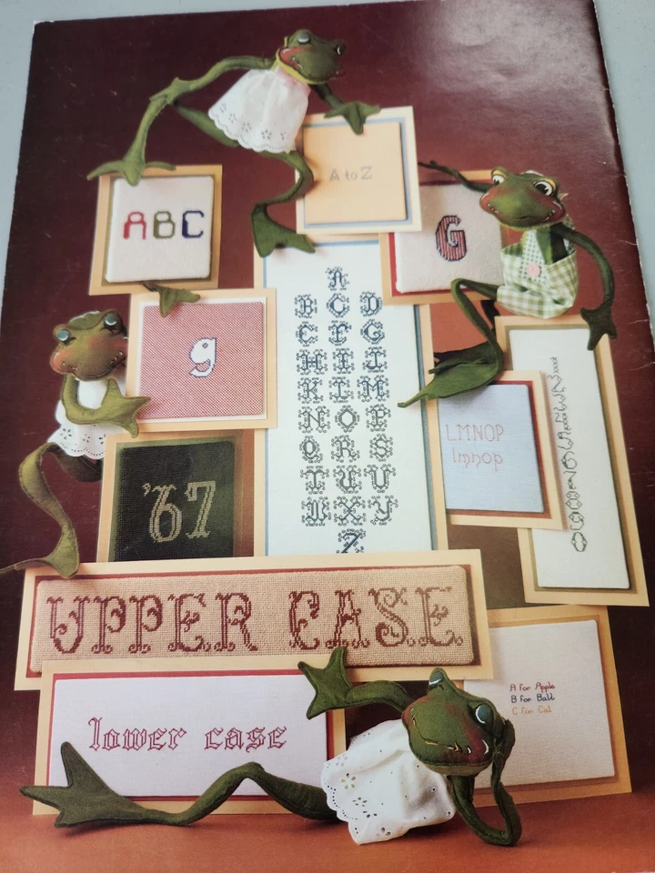 Leisure Arts "Alphabet Album" Cross Stitch & Needlepoint Patterns #162 (1979) - Image 3 of 4