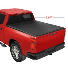 Jdmspeed Roll Up Tonneau Cover For 2007-2023 Chevy Silverado Gmc Sierra 5.8ft