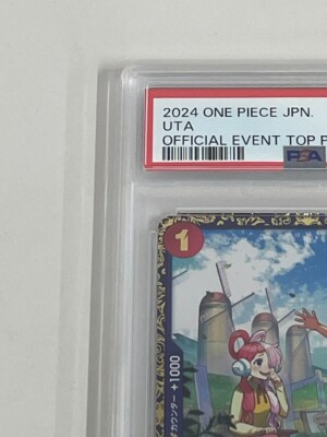 PSA 10 GEM Mint UTA ONE PIECE CARD GAME OFFICIAL EVENT TOP