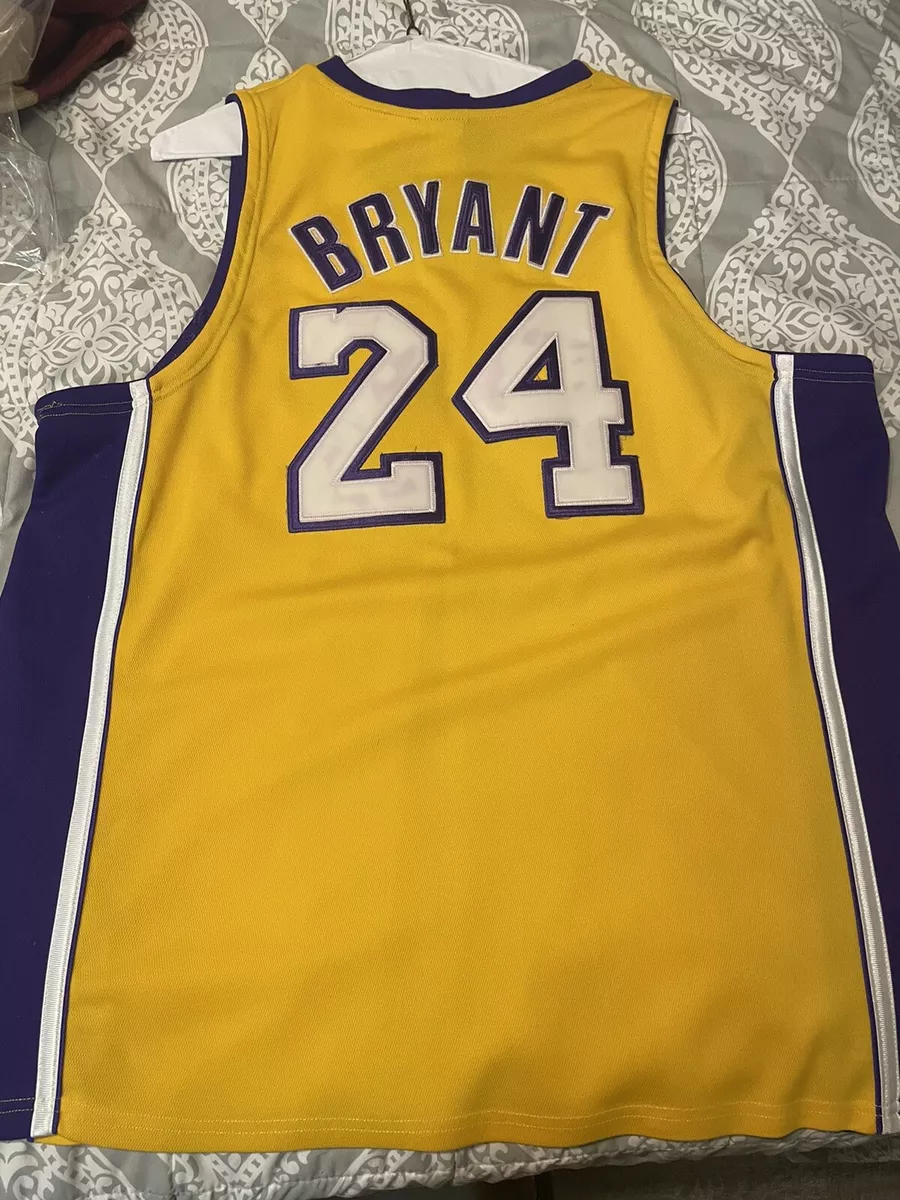 Authentic Kobe Bryant 24 Los Angeles Lakers NBA Basketball Jersey Vintage