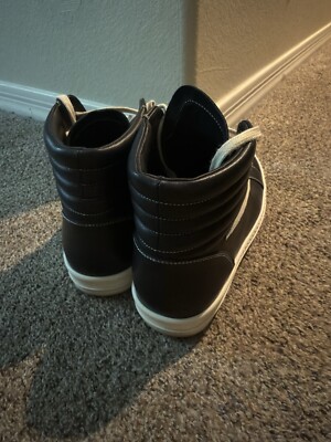 Rick Owens CM01E1677CHJG09 関税送料込 Size 9 - Rick Owens Porterville Vintage High Black Milk for