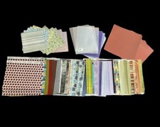 Lot of over 65 sheets of Scrapbooking paper