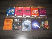 LOT OF 5 NEW SEALED LIMITED RUN GAMES BOOSTER PACK + 5 LOOSE COLLECTIBLE CARDS