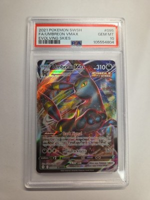 Pokemon TCG Umbreon VMAX - 095/203 Evolving Skies Ultra Rare - PSA
