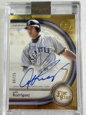 2025 Topps Five Star - Alex Rodriguez On Card Auto BLUE /25 Mariners