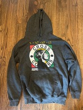 VTG gray Cross Colours hoodie Snoop Doggy Dogg size small S hip hop royalty VG