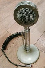 ASTATIC SILVER EAGLE DESK MICROPHONE - Untested Vintage Mike - Conneaut Ohio