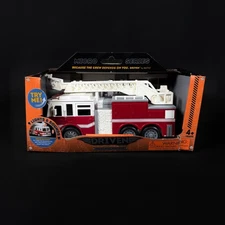 Driven by Battat Tough Rigs Real Play Fire Truck Toy Lights and Sounds