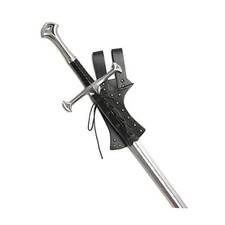Medieval Leather Sword Frog LARP Sword Belt Sword Holster Black