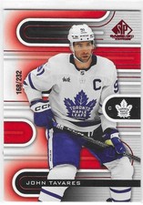 2022/23 SP Game Used John Tavares Toronto Maple Leafs Red #/232
