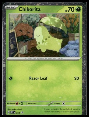 ME: Mega Evolution Promo #069 Chikorita (Cosmos Holo)