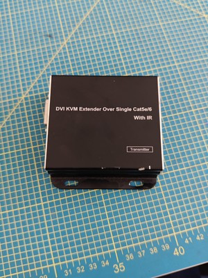 50m DVI KVM Extender Over Single Cat5e/6 with IR Model SX-KVM01