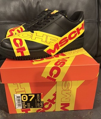 MSCHF TAP3  Limited Edition  Men s Size 7   BLACK/ YELLOW/RED Shoe MSCHF -007