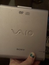 Sony Vaio External Drive CD-RW 8x Write Speed DVD-ROM CD-ROM Silver PCGA-CRWD1