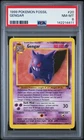 1999 POKEMON FOSSIL #20 GENGAR PSA 8