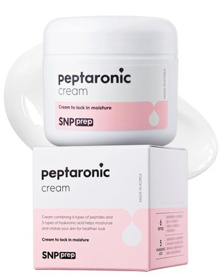 SNP Prep Peptaronic Gesichtscreme - koreanische Allinuno Feuchtigkeitscreme mit 6 Peptiden und...