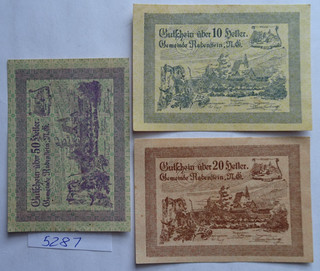 LOWER AUSTRIA GEMEINDE RABENSTEIN FULL SET AU/UNC JPR 808 Ia 1. seria