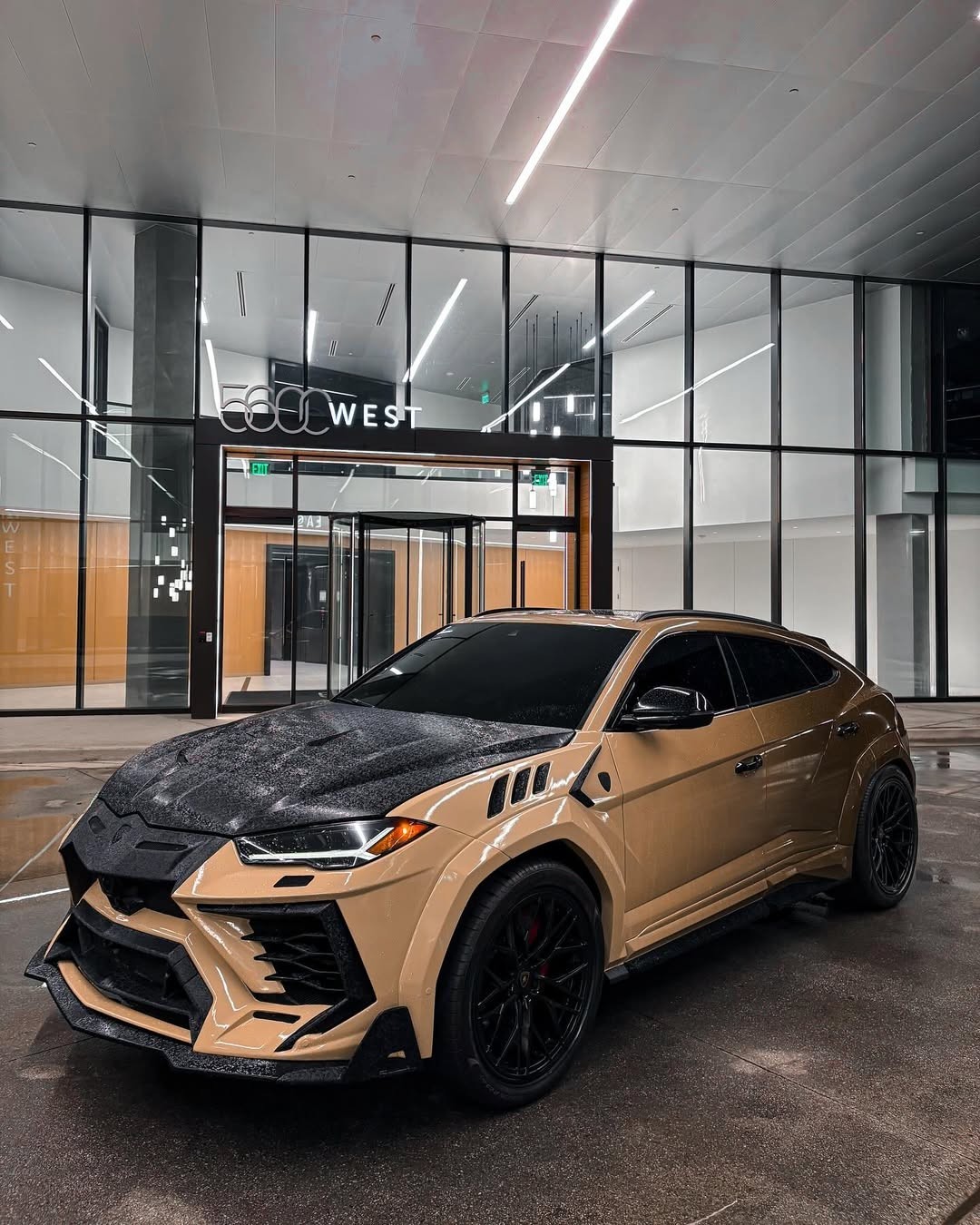 Wide Body Kit For Lamborghini URUS 20-24  Classic Carbon Fiber With Hood New 