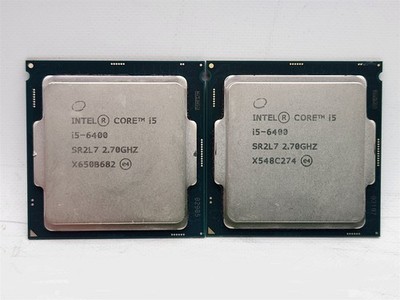 Lot of 2 Intel Core i5-6400 2.7-3.3 GHz Skylake 4-Core CPU FCLGA1151 SR2BY/SR2L7