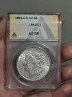 1881- O Morgan Silver Dollar AU58 ANACS