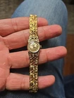 Seiko Watch Women 11-0549 Mechanical Vintage Gold Stainless Steel