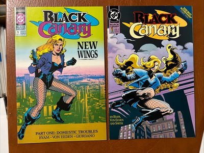 Black Canary Lot 2 #1's: VF to VF/NM DC Comics 1991 & 1993 $7 Ship