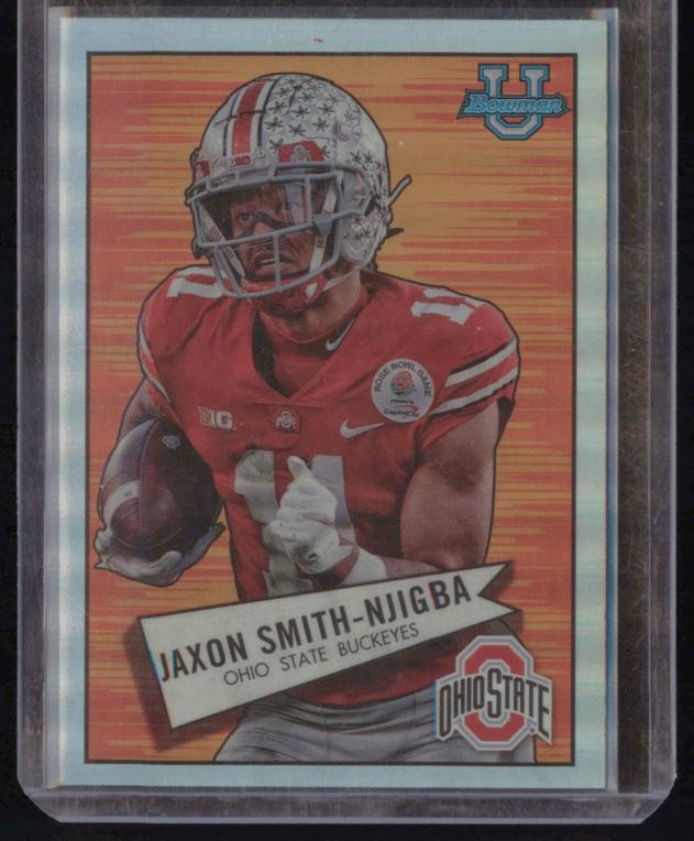 2022 Bowman University Chrome #52BF-11 Jaxon Smith-Njigba 1952 Bowman