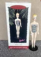 Hallmark Barbie 1994 1st in series, 1959 Debut Striped Swimsuit Barbie-TC