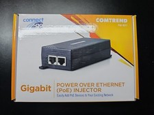 PoE-9211 Gigabit Power Over Ethernet Plus Injector Gaming-Optimized Converts ...