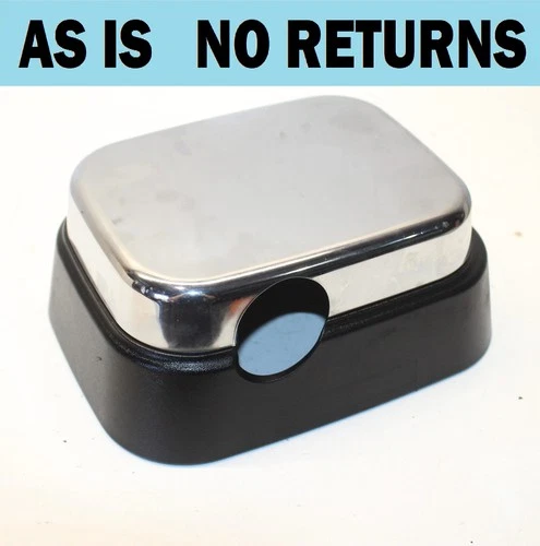 2003-2007 HUMMER H2 6.0 FRONT LEFT SIDE VIEW MIRROR CHROME COVER OEM