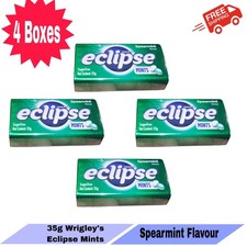 4x Wrigleys ECLIPSE Mints Candy Sweet SPEARMI...