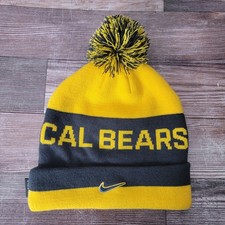 NIKE On-Field Cal Golden Bears University of California Pom Knit Winter Hat
