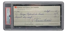 Maurice Richard Signed Montreal Canadiens  Bank Check #346 PSA/DNA