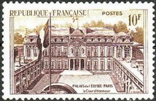 France num Yvert 1126 ** MNH Elysée paris Année 1957