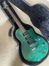 Tom Anderson Atom Guitar Green Quilt Top 2008 Plus Original Case Ex Condition