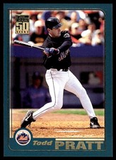 Todd Pratt 2001 Topps #23 New York Mets MLB READ FREE SHIPPING AutographDen