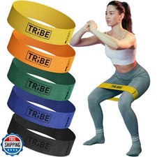 Tribe Lifting Fabric Resistance Bands for Glutes and Legs  5 Fab