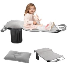 Toddler Airplane Bed, Portable Seat Extender, Grey