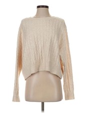 Stradivarius Women Brown Pullover Sweater S