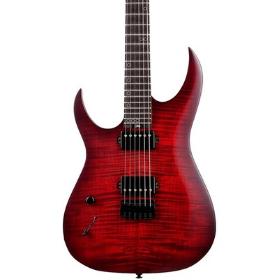 Schecter Guitar Research Sunset Extreme LeftHanded Guitar Scarlet Burst