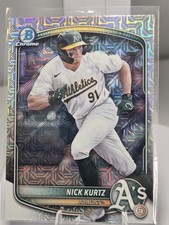 2025 Bowman Chrome Prospects - Mega Box Mojo Nick Kurtz #BCP- 114 Athletics