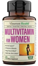 Vimerson Health Multivitamin & Multimineral Supplement for Women, 60 Capsules
