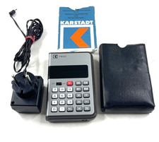 Karstadt PM30 Taschenrechner incl. Netzteil und Hülle Vintage